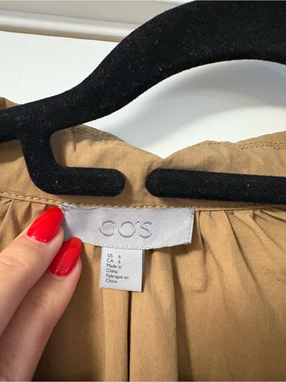 COS light weight trench coat - size 6 - Picture 4 of 5